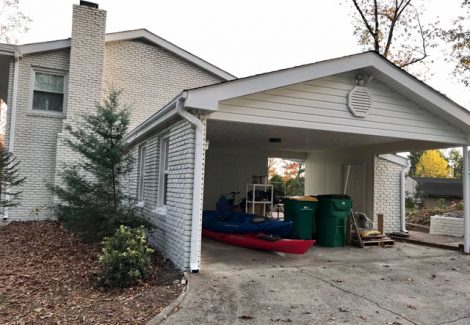 photo of repainted brick exterior home in sandy springs