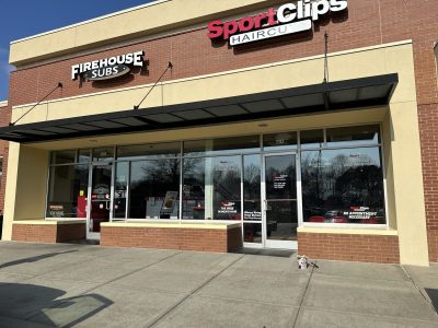 commercial exterior painting for firehouse subs storefront