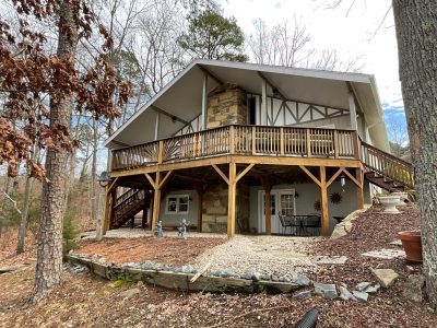 Lake Hyco - family cabin exterior painting