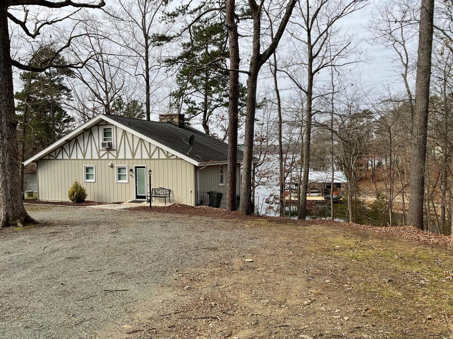 Lake Hyco - family cabin back exterior painting Preview Image 1