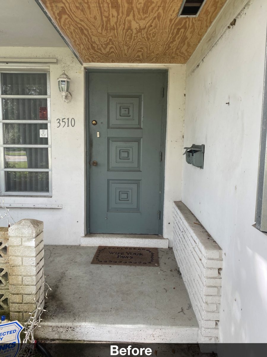 Front door before makeover Preview Image 2