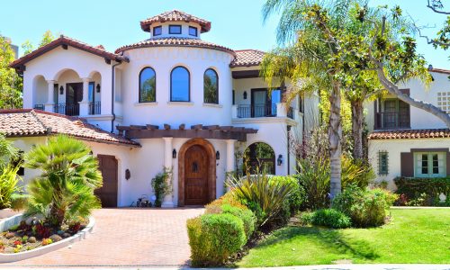A classic look for a stucco home