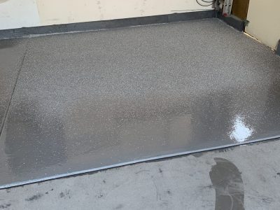Epoxy floor painting for garages.