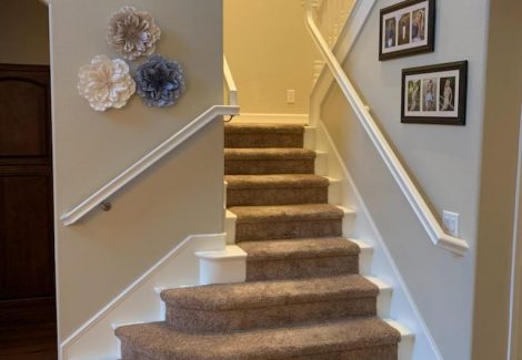 Staircase and Railing painting in Scripps Ranch