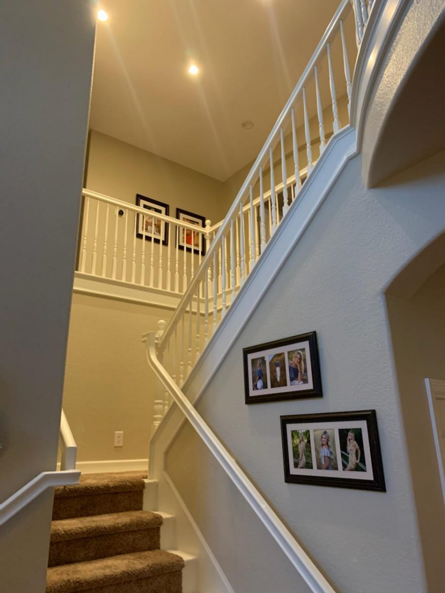 staircase painting in Scripps Ranch, CA. Preview Image 1
