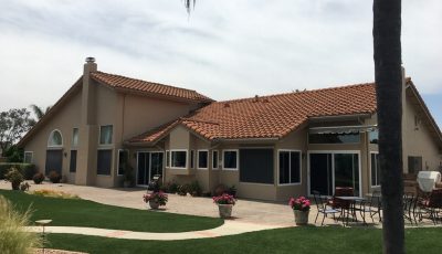 modern stucco house repainted by CertaPro.