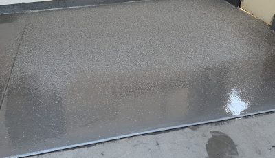 Epoxy floor painting for garages.