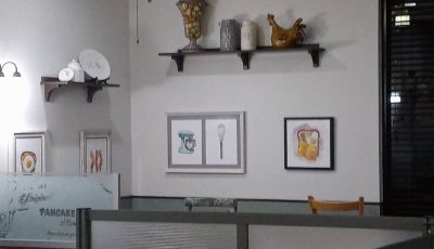 Commercial interior painting project.