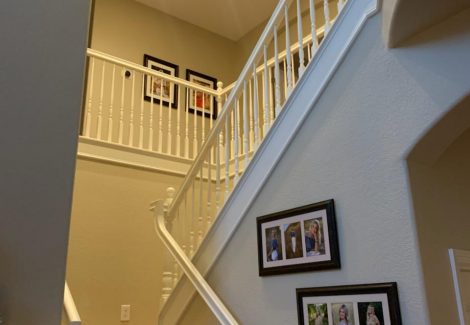 staircase painting in Scripps Ranch, CA.
