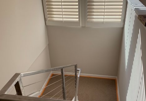 the entire interior of the house was repainted.