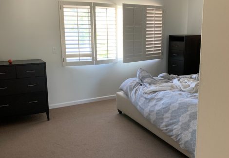 The bedrooms were also repainted.