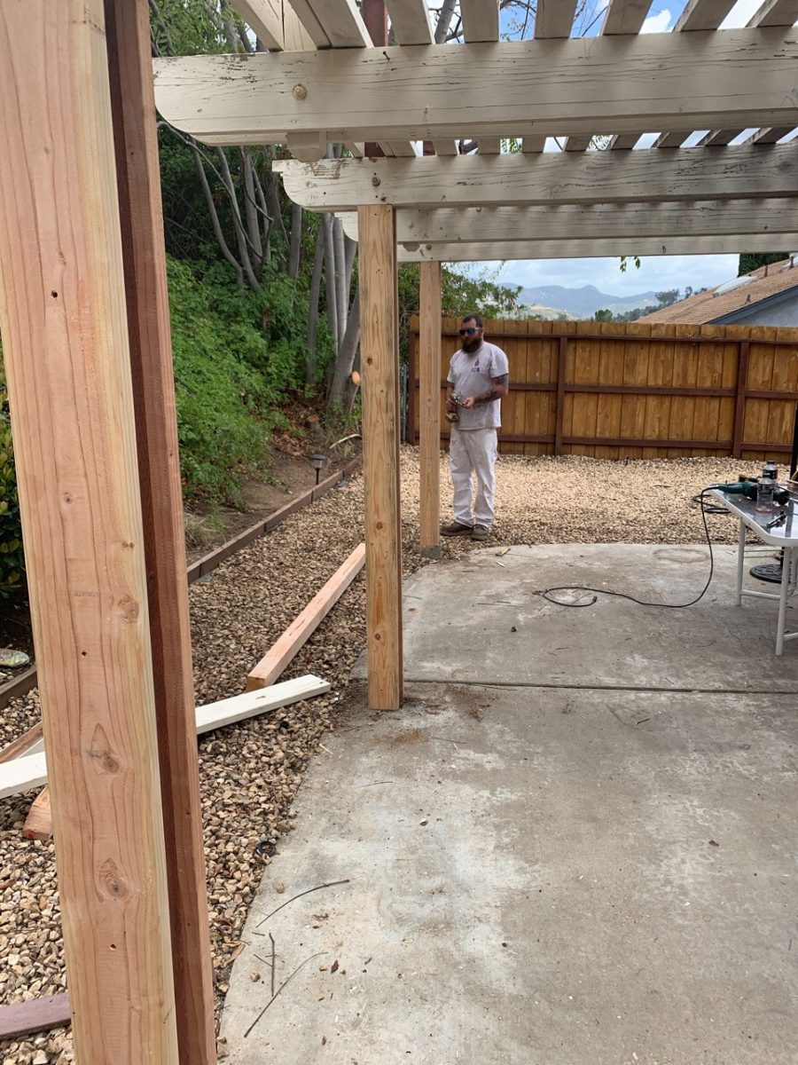 Pergola repainting and repair. Preview Image 9