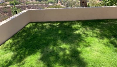 Exterior stucco and concrete fencing painted in Ramona.