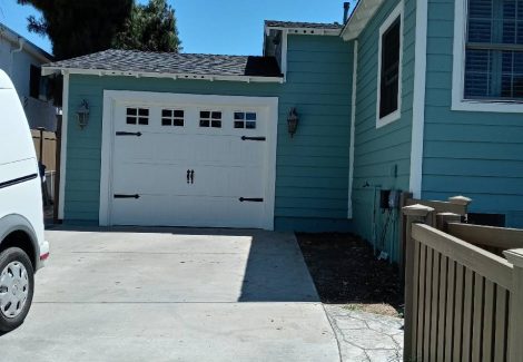 After exterior painting