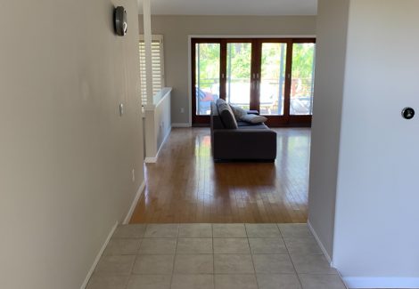 The interior looked great after being repainted.