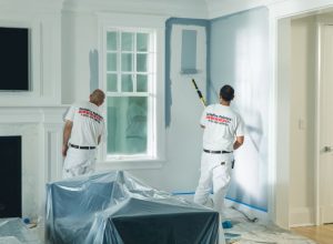 painters working on interior of home