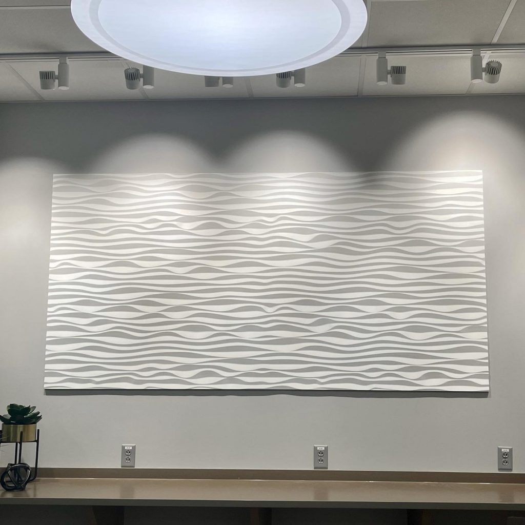 accent area for 3d textured wall
