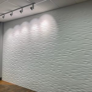 wavy textured wall panels