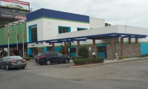 3 Color Office Building Exterior