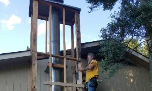 chimney build project in knoxville