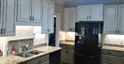 Kitchen Cabinet Painting Project