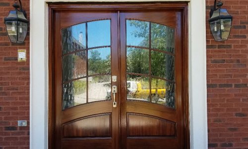 Stained Front Door