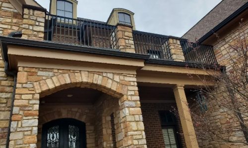 Closeup of the Entryway