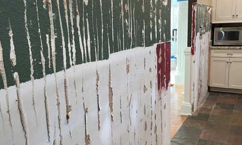 Removal of Wainscoting in Kitchen