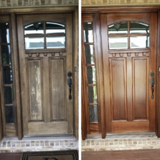 Doorway Staining