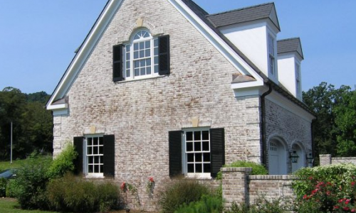 Brick Exterior Limewashed