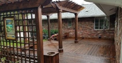 Deck Staining Project