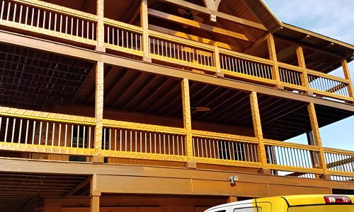 Front of Cabin After Project