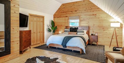 Cabin Interior Painting Project