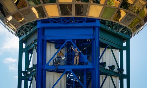 Painting the Top of the 1st Segment