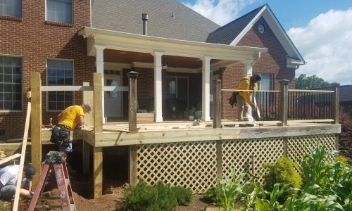 Deck Build in Progress