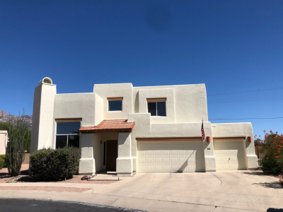 Repainted Arizona home