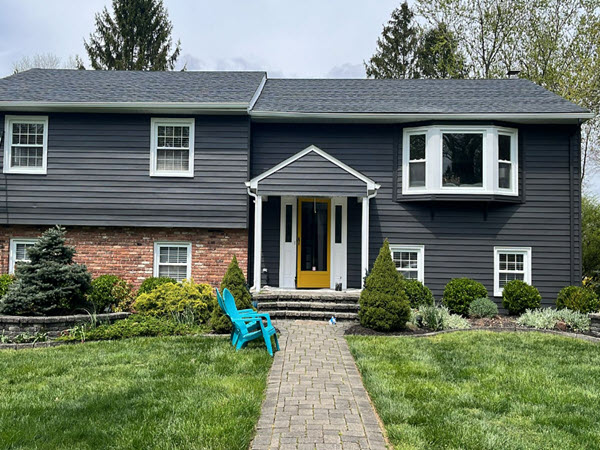 Modern Exterior Transformation for a Home in Holmdel After