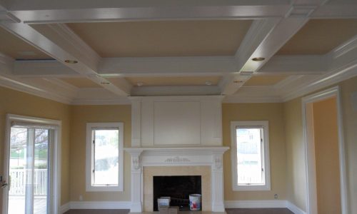 Vaulted Ceiling and Trim