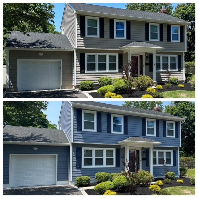 Exterior Painting before and after