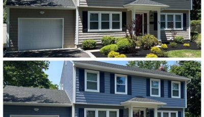 Exterior Painting before and after