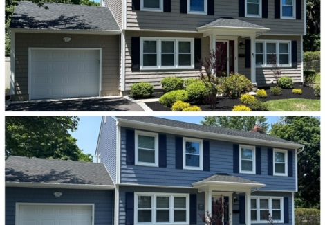 Before and After Exterior Painting