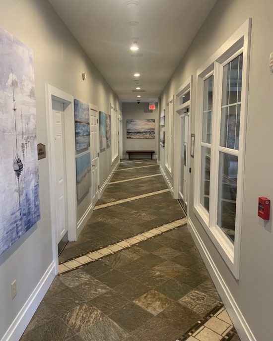 hallway after painting