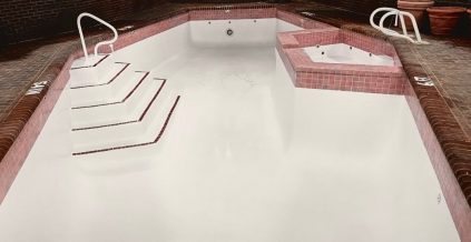 Pool Painting Project – Red Bank