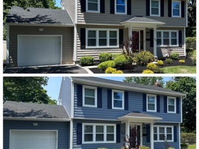 Exterior Painting before and after