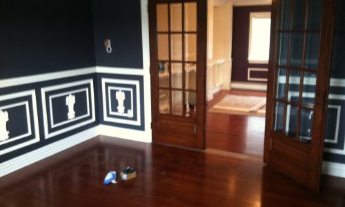 Dark Back Wainscoting Panels