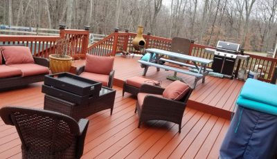 Deck Staining Project