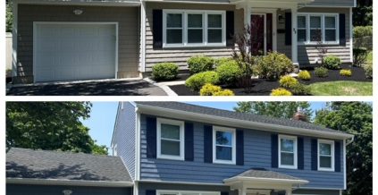 Before and After Exterior Painting