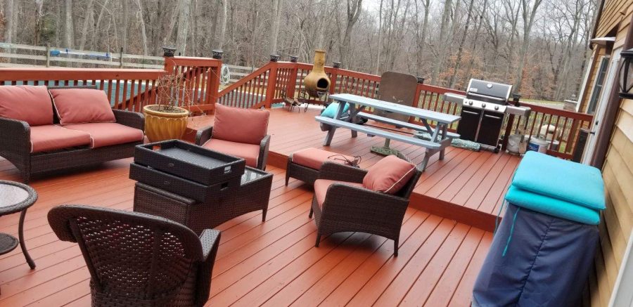 Deck Staining Project