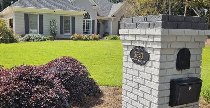 Snellville Brick Home Exterior Painting