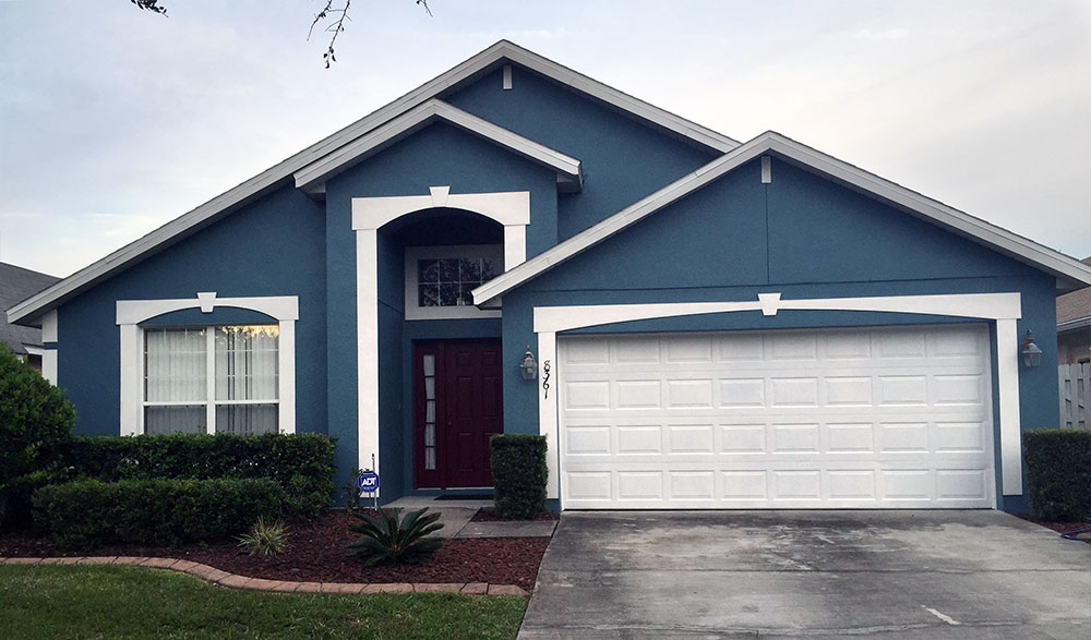 After Photo of a repainted house in Oviedo FL